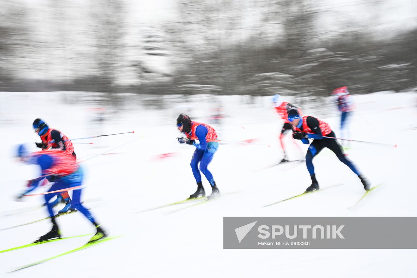 Russia Mass Ski Race