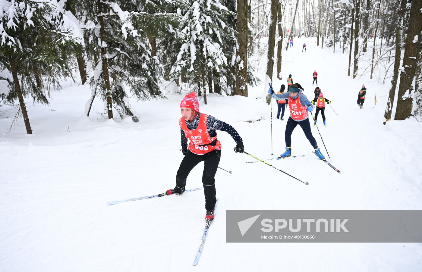 Russia Mass Ski Race