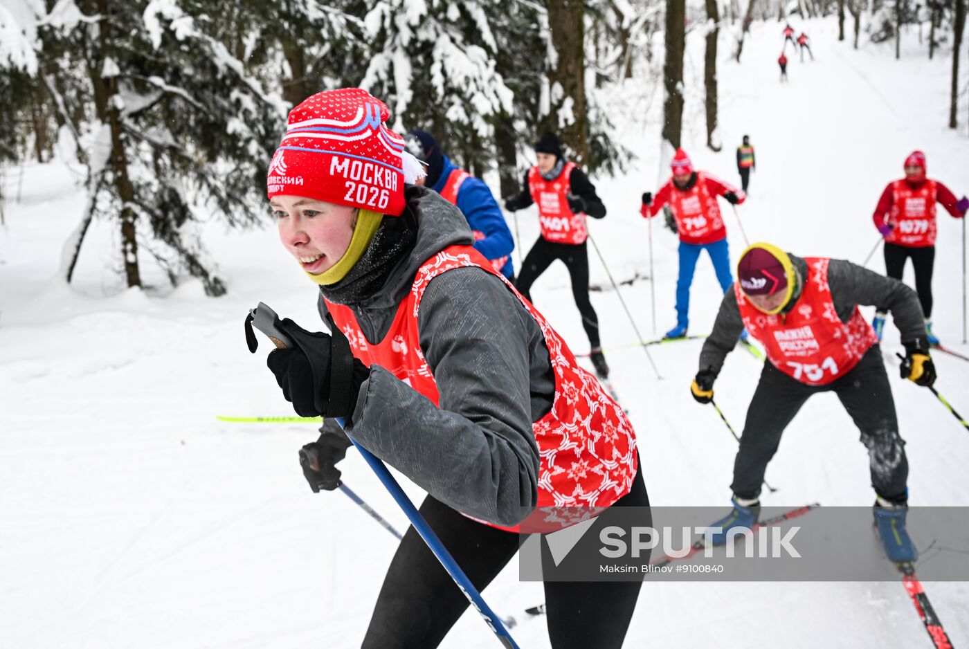 Russia Mass Ski Race