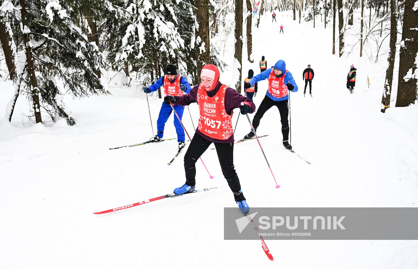 Russia Mass Ski Race