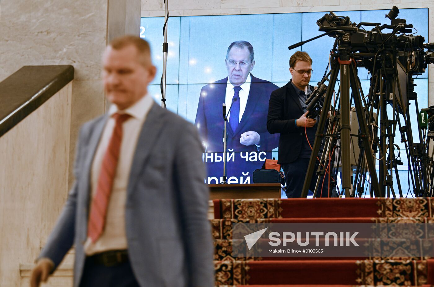 Russia Lavrov Parliament