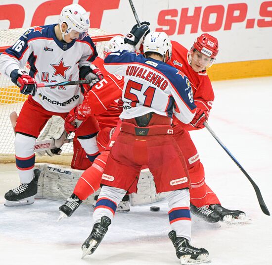 Russia Ice Hockey Kontinental League Spartak - CSKA