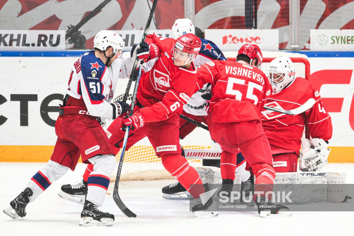 Russia Ice Hockey Kontinental League Spartak - CSKA