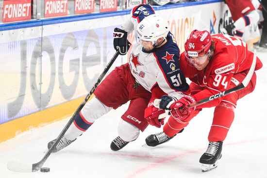 Russia Ice Hockey Kontinental League Spartak - CSKA