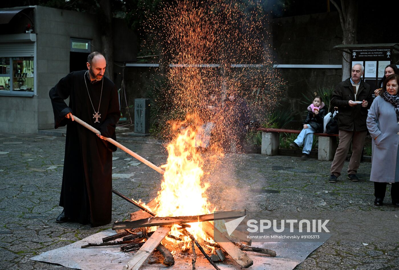 Russian Armenian Trndez Feast
