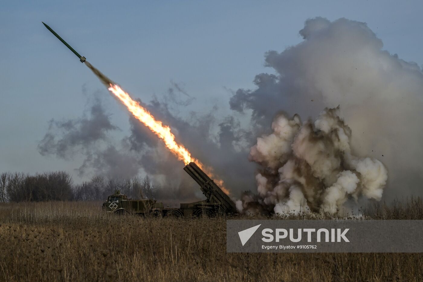Russia Ukraine Military Operation Artillery Unit