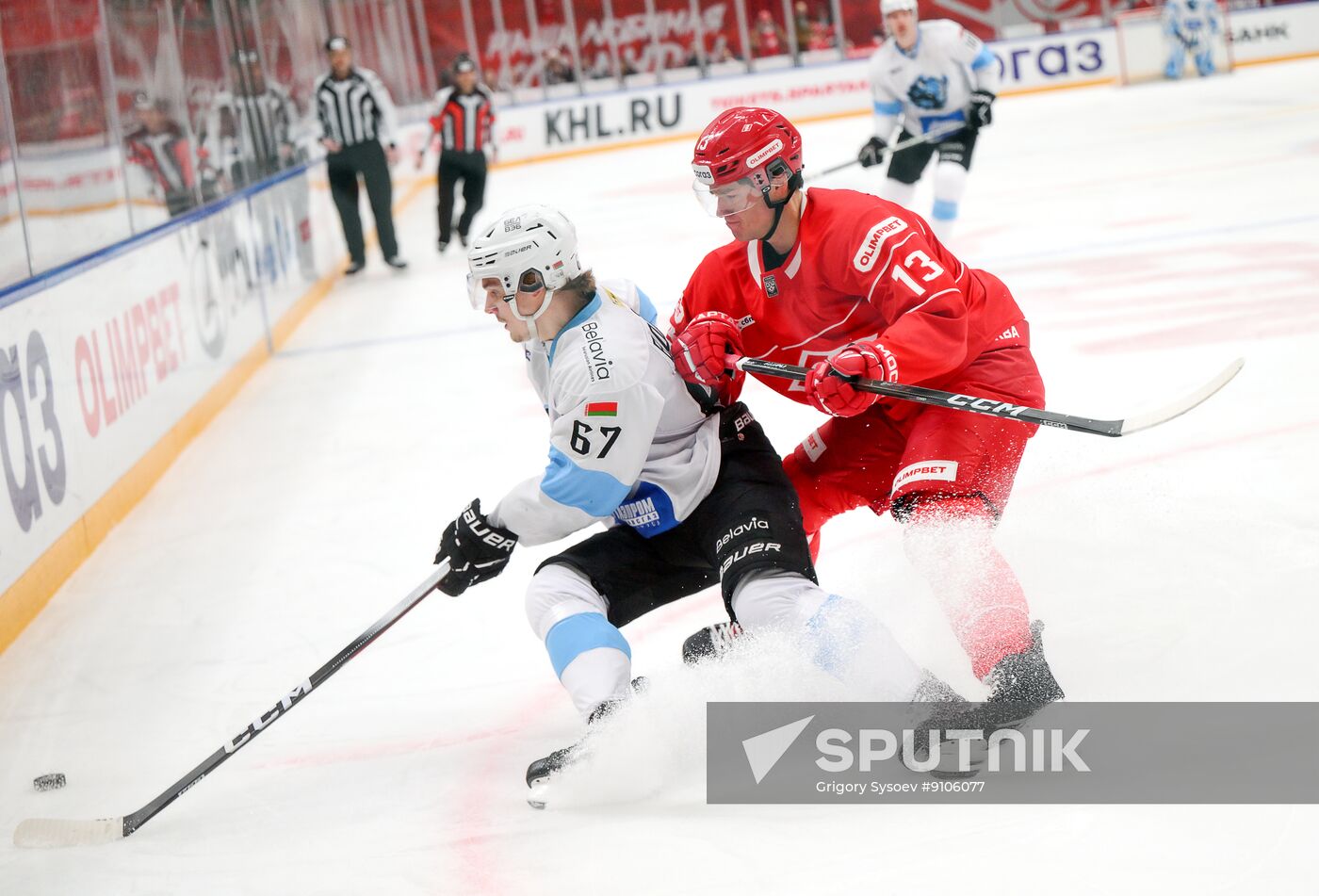 Russia Ice Hockey Kontinental League Spartak - Dinamo