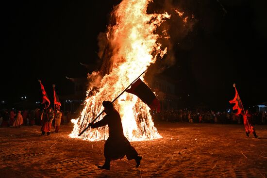 Russia Religion Buddhism Purification Ritual