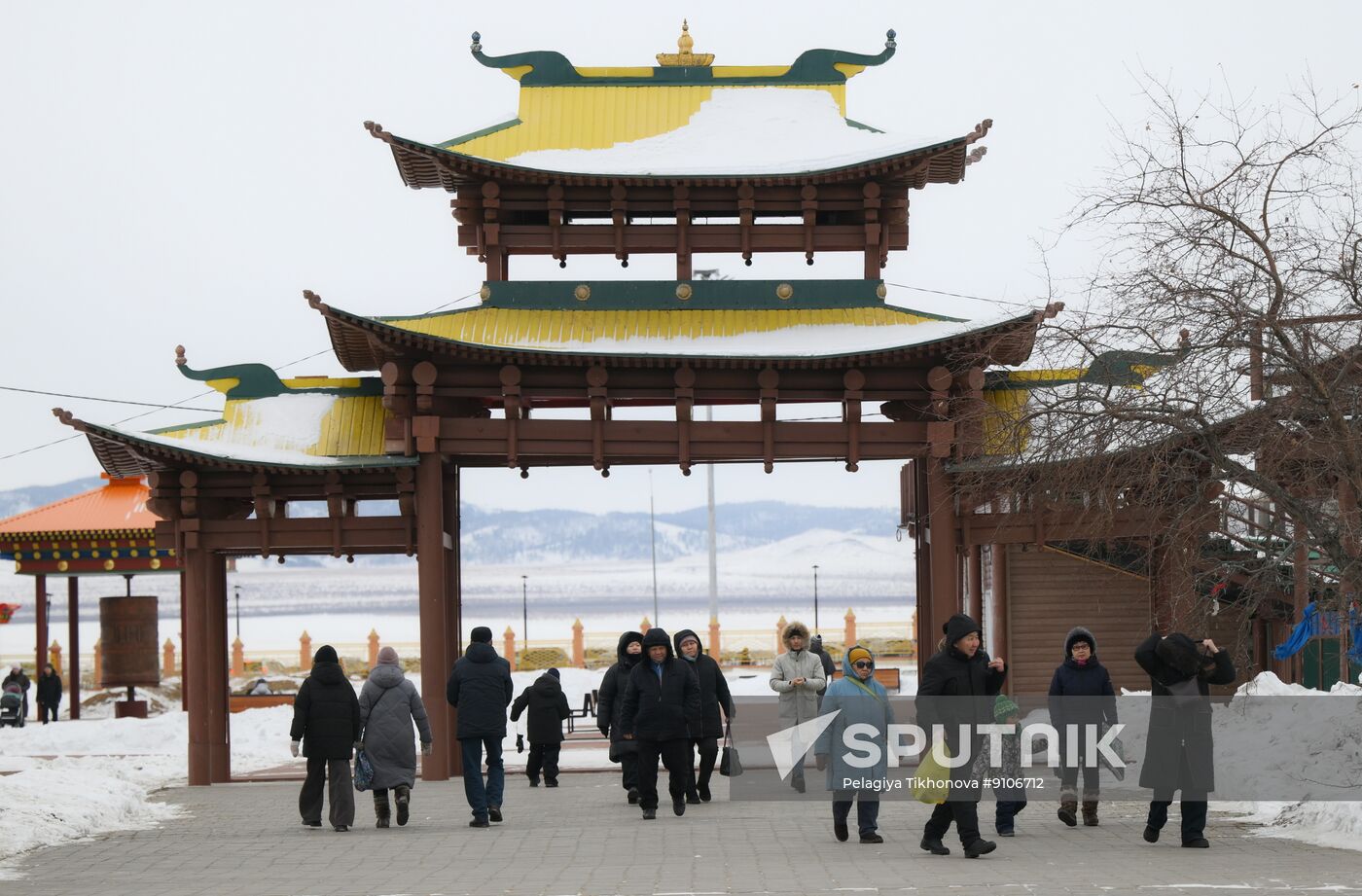 Russia Religion Buddhism Purification Ritual