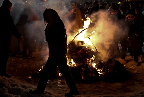Russia Religion Buddhism Purification Ritual