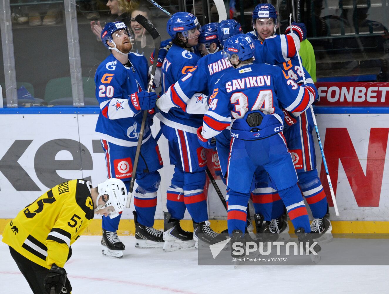 Russia Ice Hockey Kontinental League SKA - Severstal
