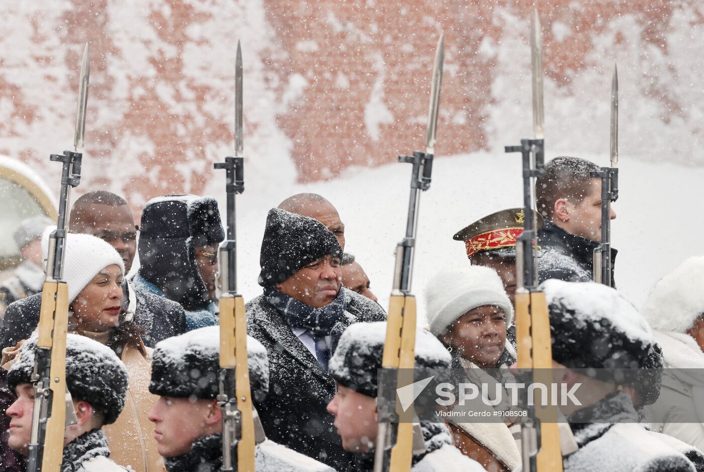 Russia Madagascar Wreath Laying