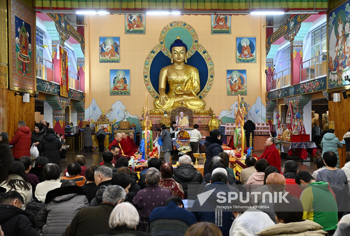 Russia Religion Buddhist New Year Ritual