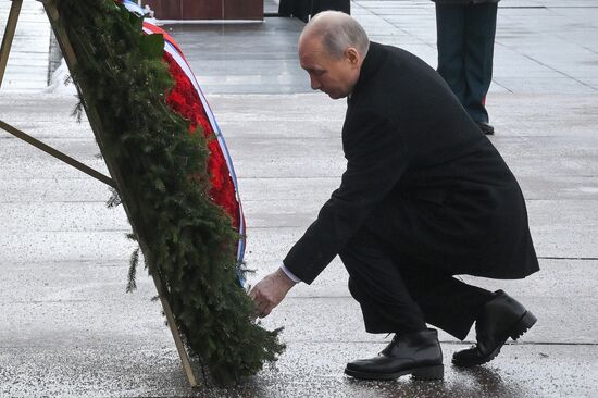Russia Putin Fatherland Defender Day