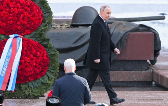 Russia Putin Fatherland Defender Day