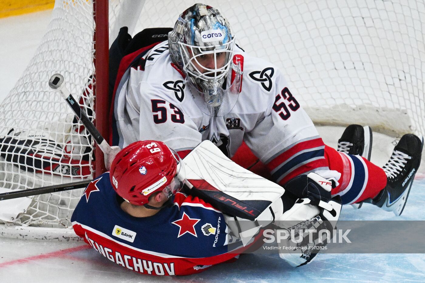 Russia Ice Hockey Kontinental League CSKA - Neftekhimik