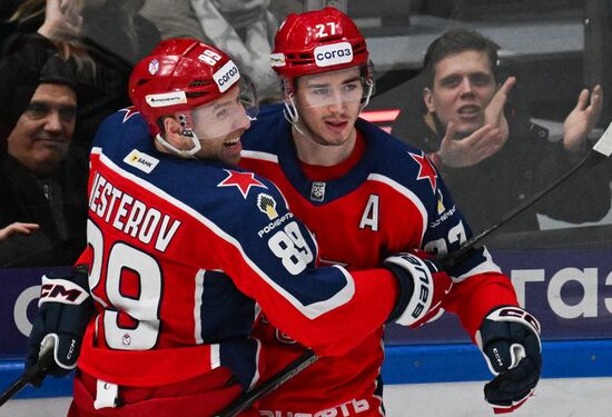 Russia Ice Hockey Kontinental League CSKA - Neftekhimik