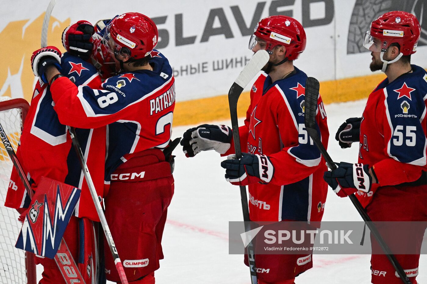 Russia Ice Hockey Kontinental League CSKA - Neftekhimik