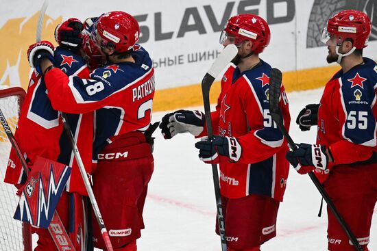 Russia Ice Hockey Kontinental League CSKA - Neftekhimik