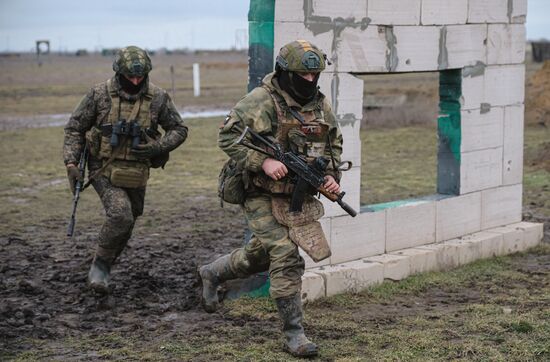 Russia Ukraine Military Operation Troops Training