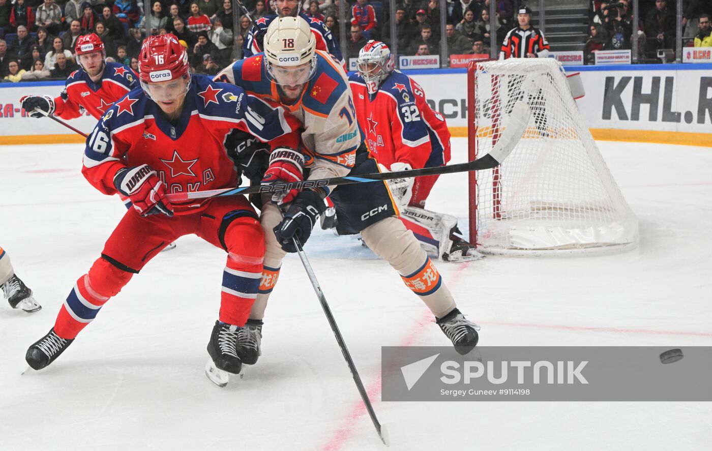 Russia Ice Hockey Kontinental League CSKA - Dragons