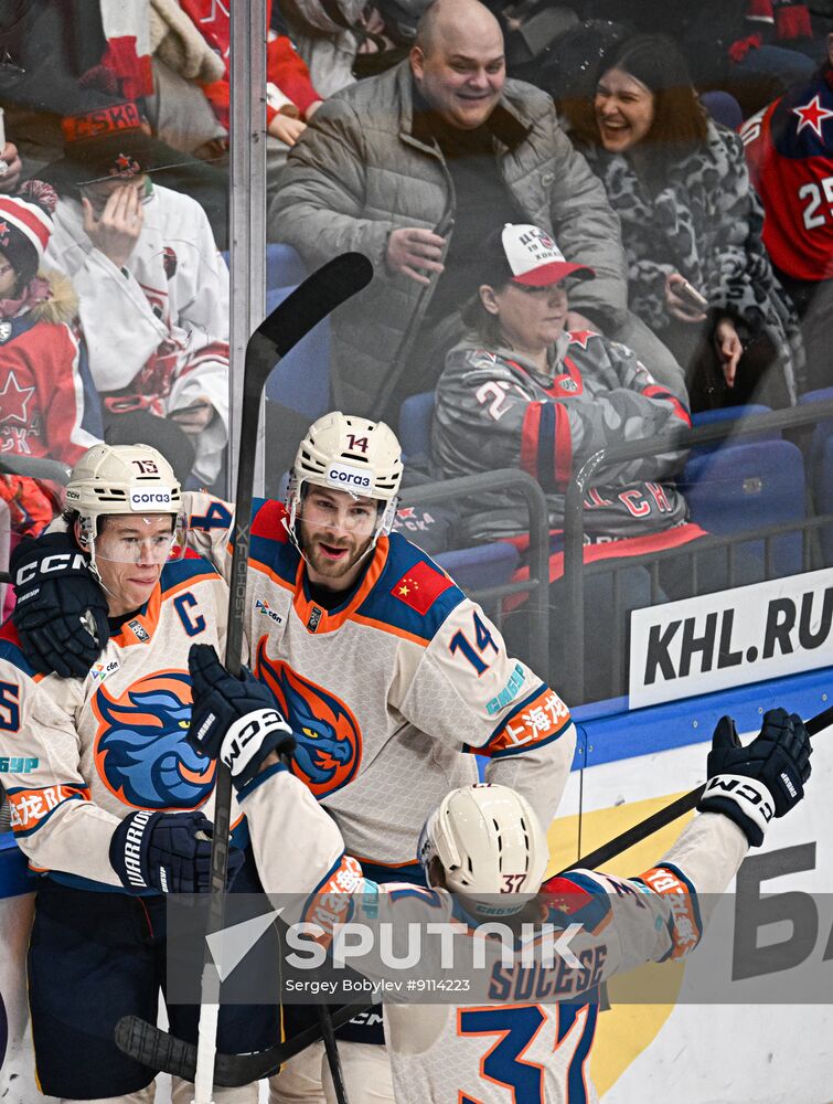 Russia Ice Hockey Kontinental League CSKA - Dragons