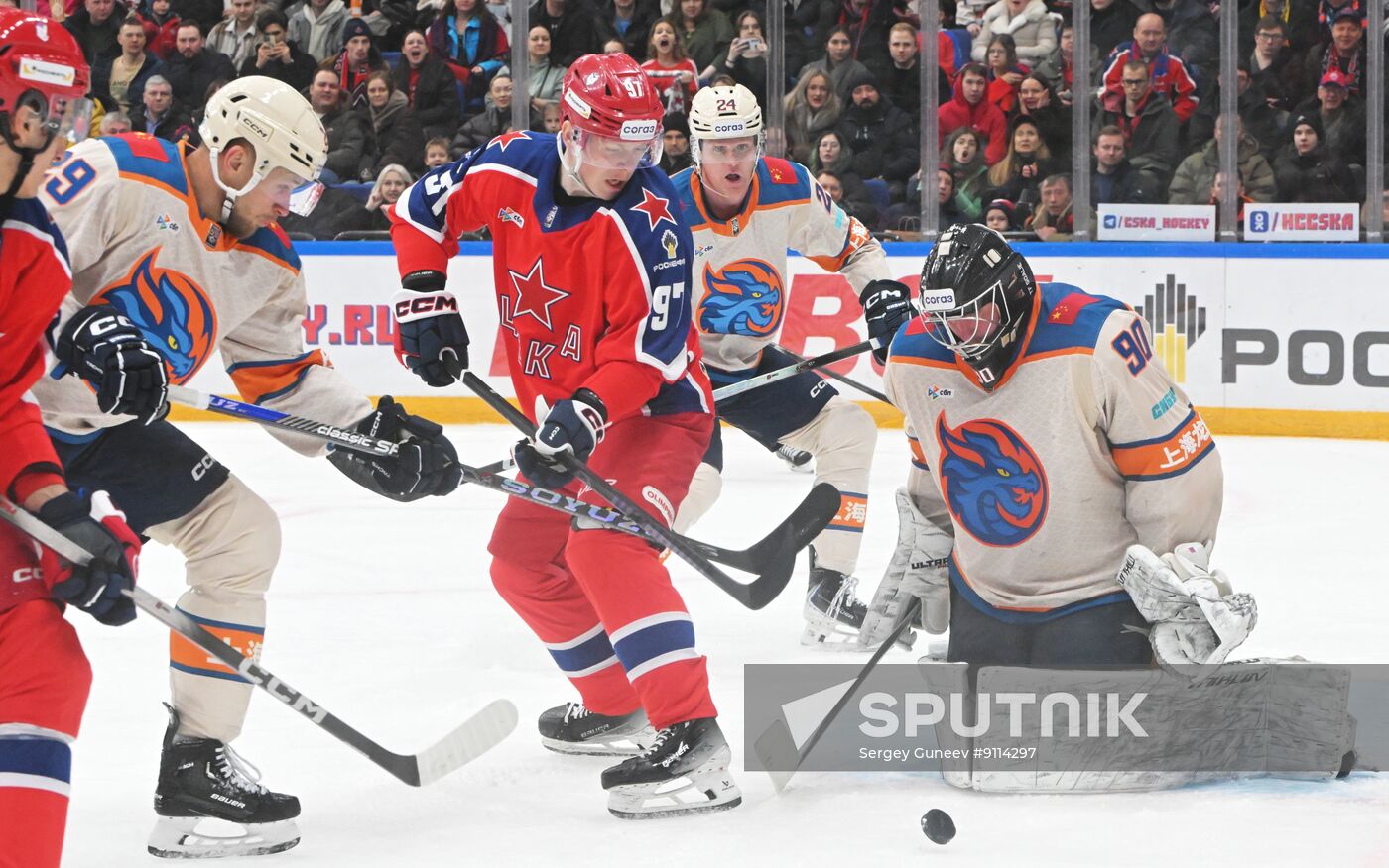 Russia Ice Hockey Kontinental League CSKA - Dragons