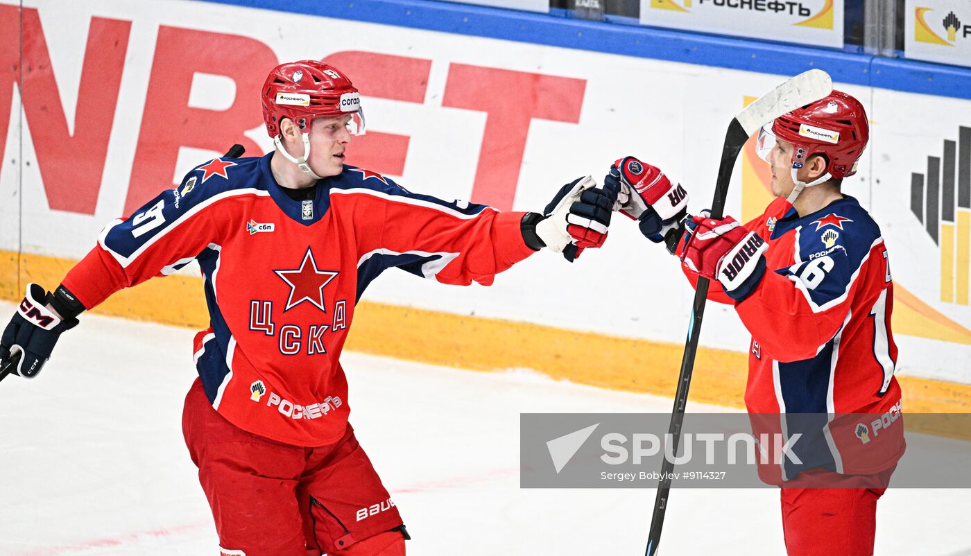 Russia Ice Hockey Kontinental League CSKA - Dragons