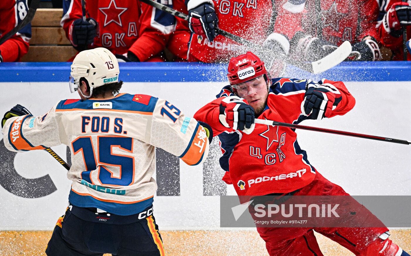 Russia Ice Hockey Kontinental League CSKA - Dragons