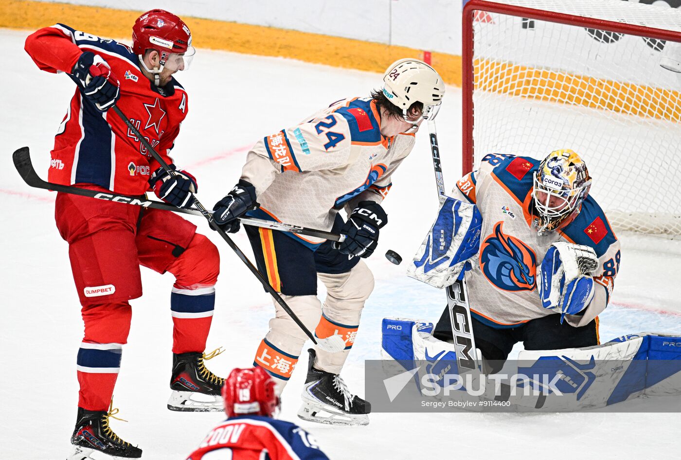 Russia Ice Hockey Kontinental League CSKA - Dragons