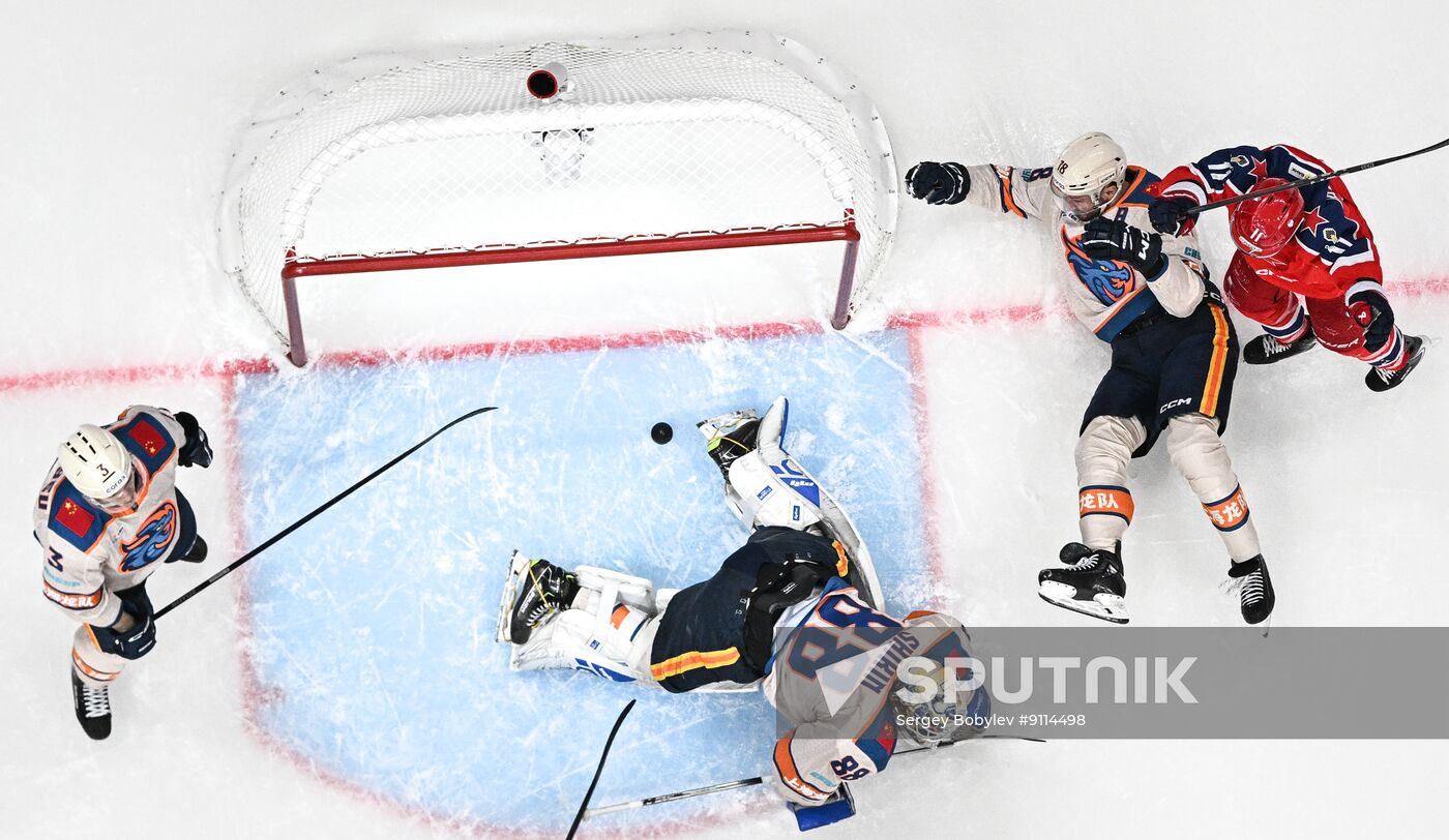 Russia Ice Hockey Kontinental League CSKA - Dragons