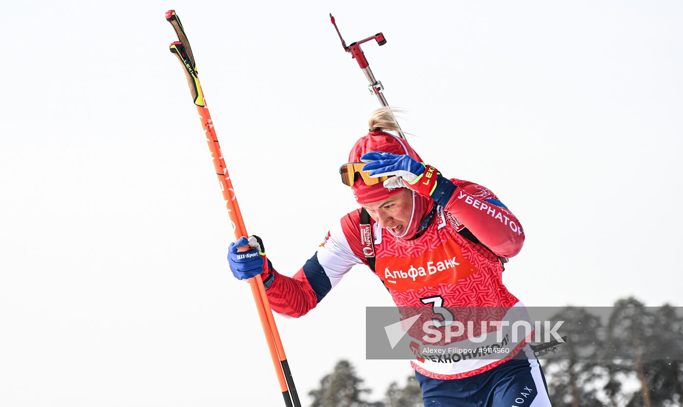 Russia Biathlon Cup Women Pursuit