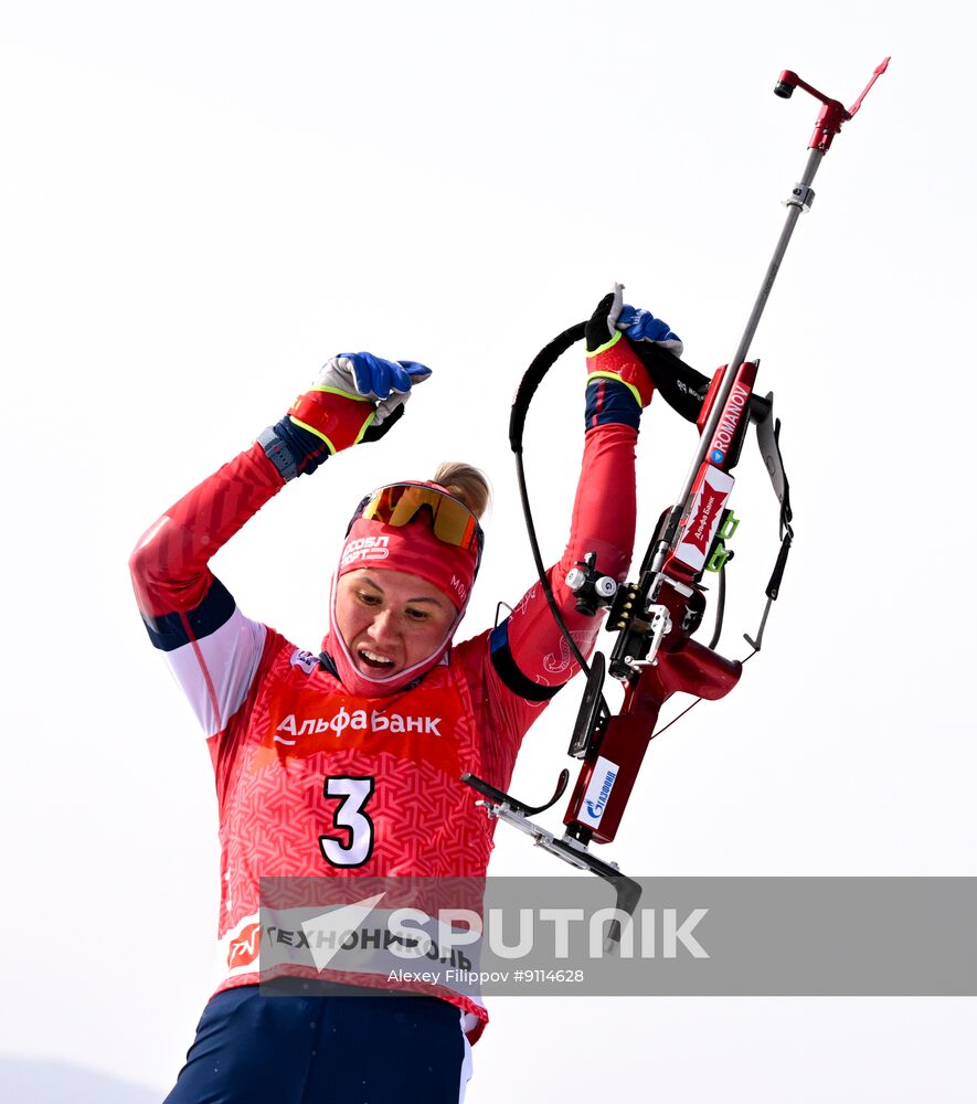 Russia Biathlon Cup Women Pursuit