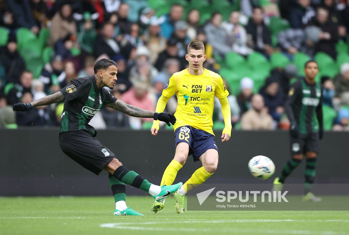 Russia Soccer Premier-League Krasnodar - Rostov