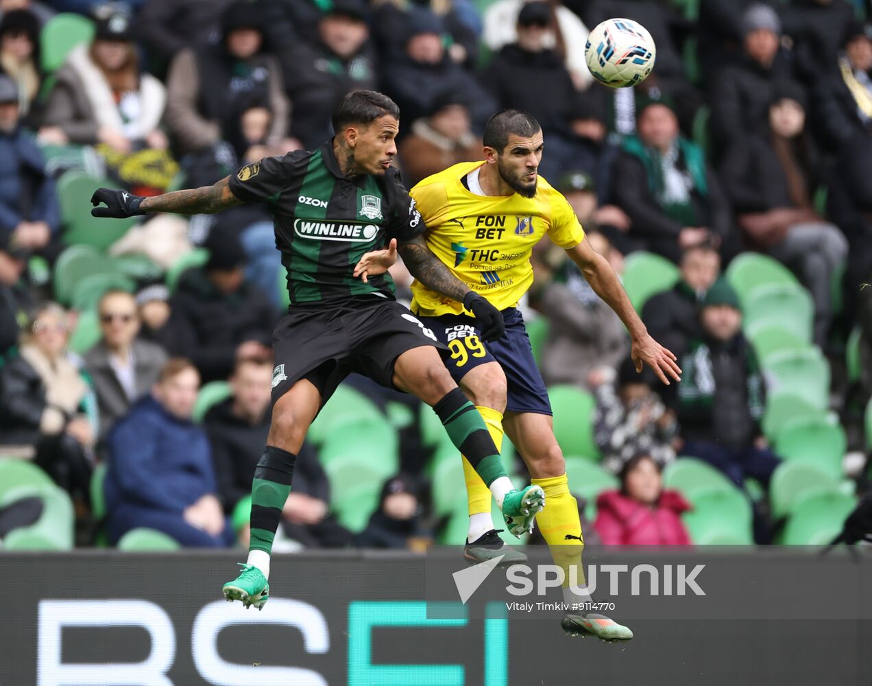 Russia Soccer Premier-League Krasnodar - Rostov