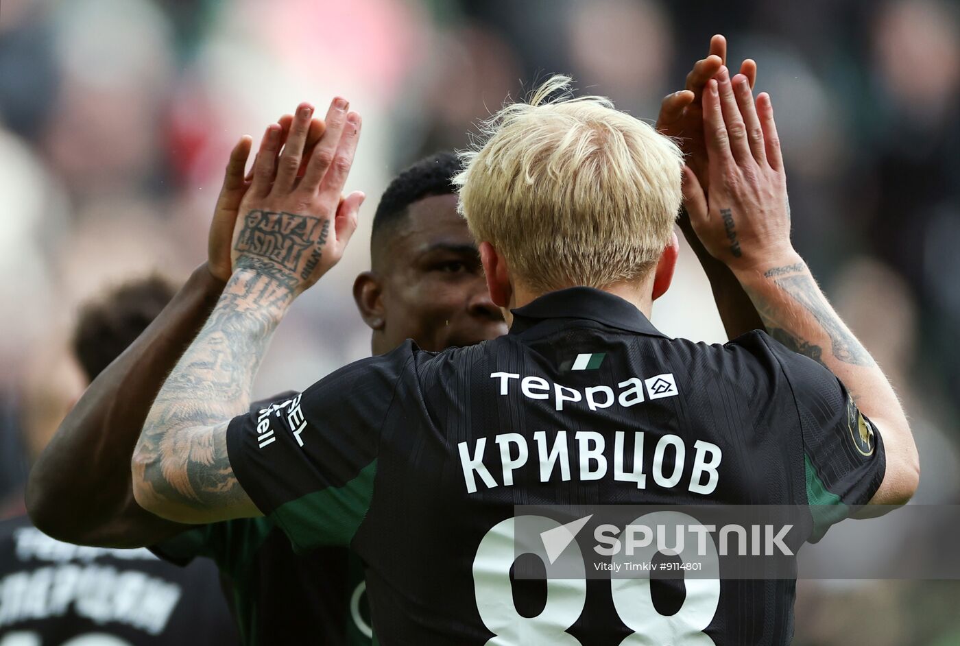 Russia Soccer Premier-League Krasnodar - Rostov