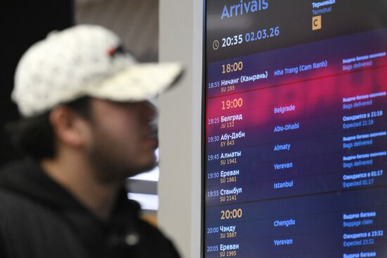 Russia Middle East Air Traffic