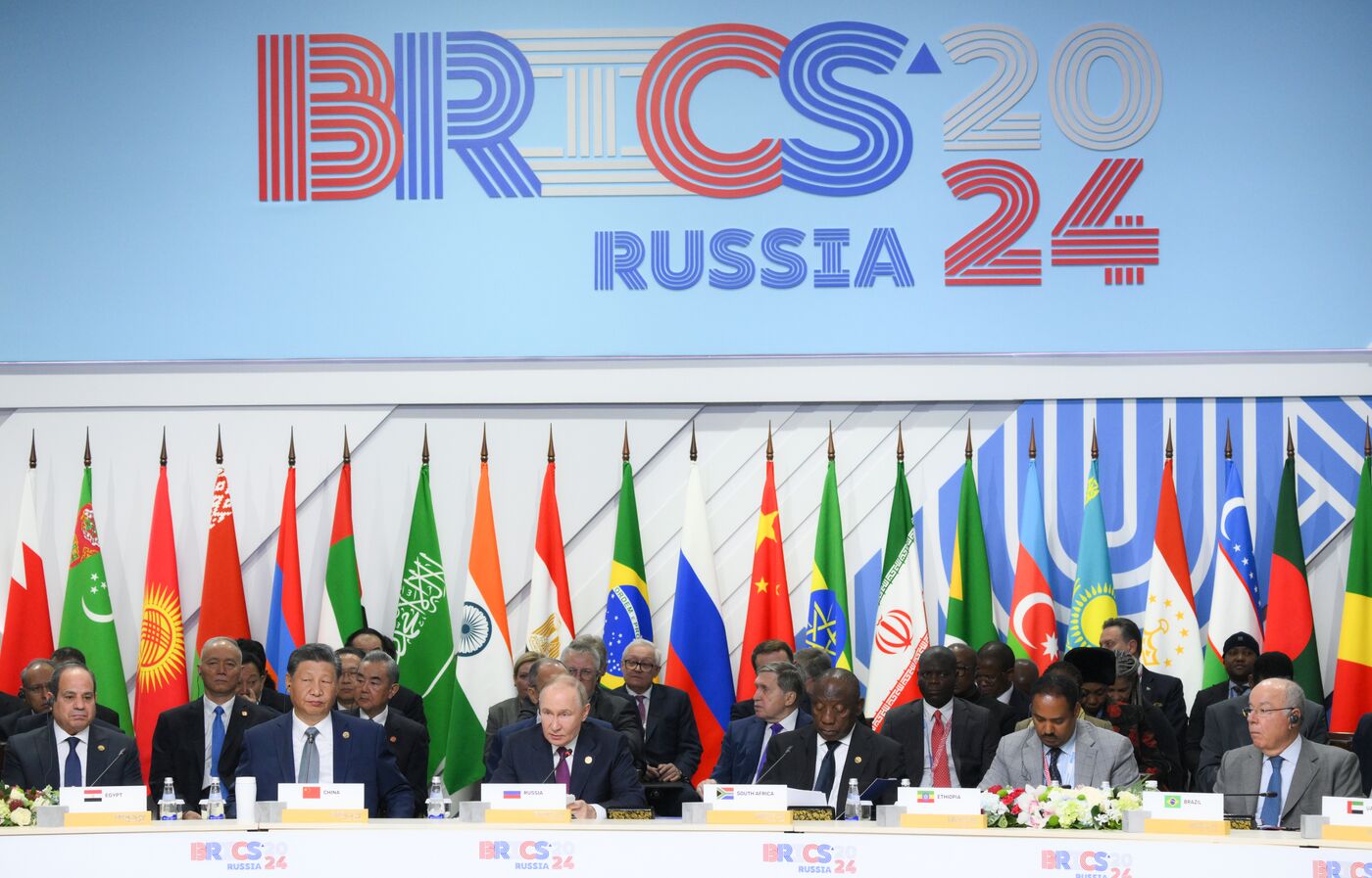 16th BRICS summit. Outreach/BRICS Plus meeting. Plenary session BRICS 2024 Summit Photobank