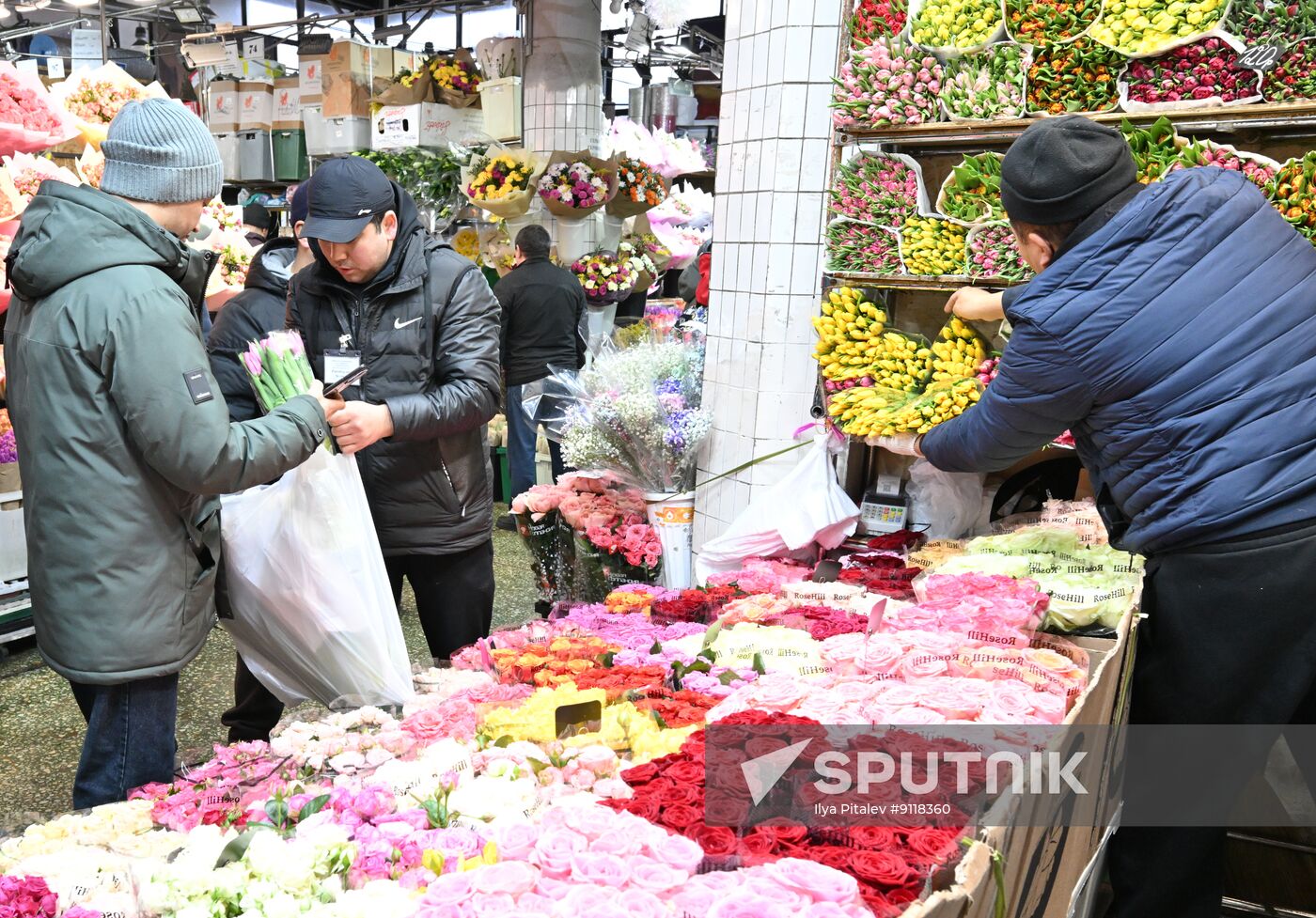 Russia Women's Day Preparations