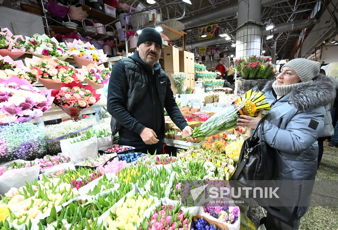 Russia Women's Day Preparations