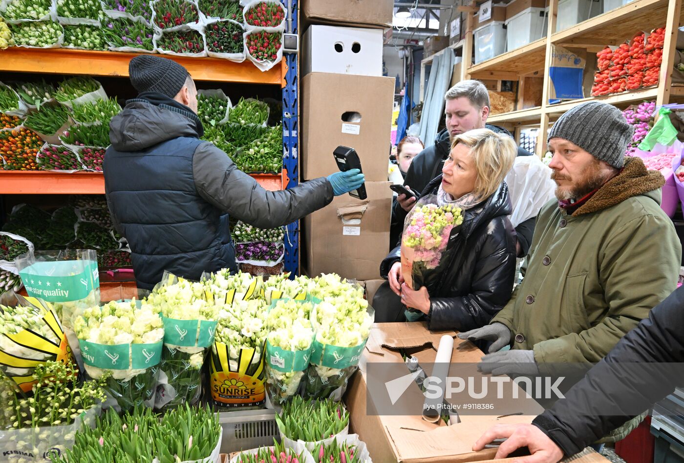 Russia Women's Day Preparations