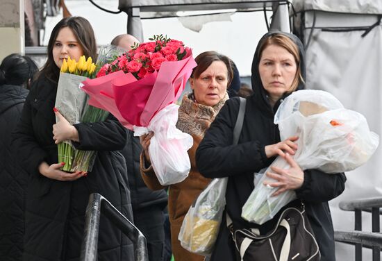 Russia Women's Day Preparations