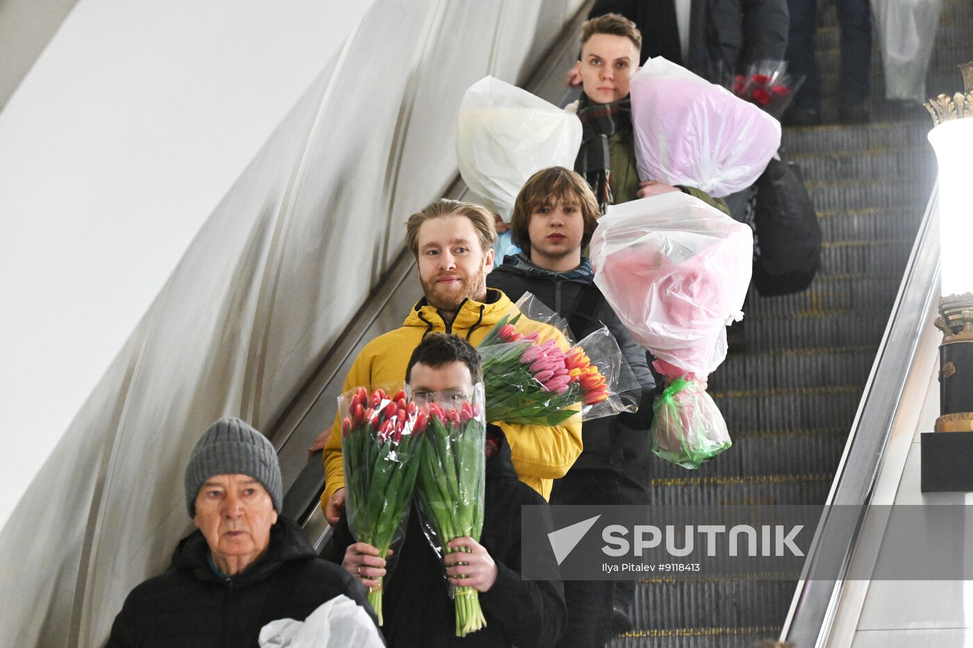 Russia Women's Day Preparations