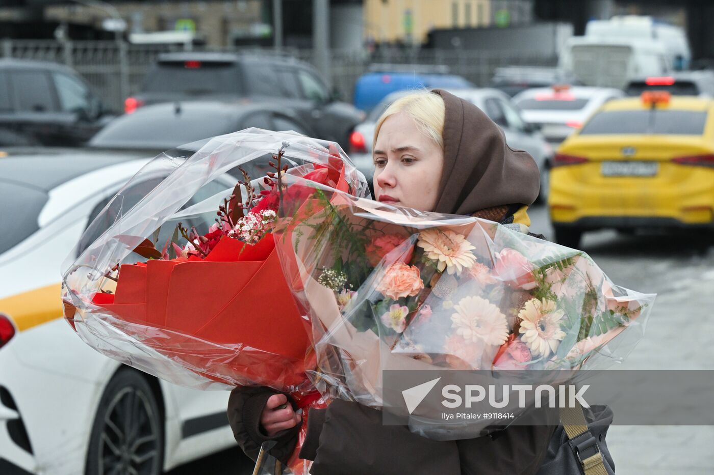Russia Women's Day Preparations