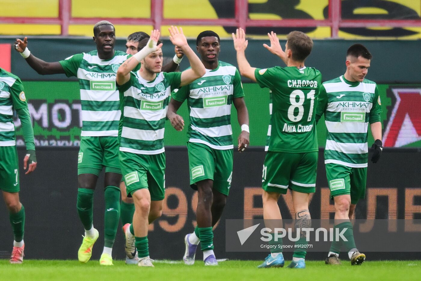 Russia Soccer Premier-League Lokomotiv - Akhmat