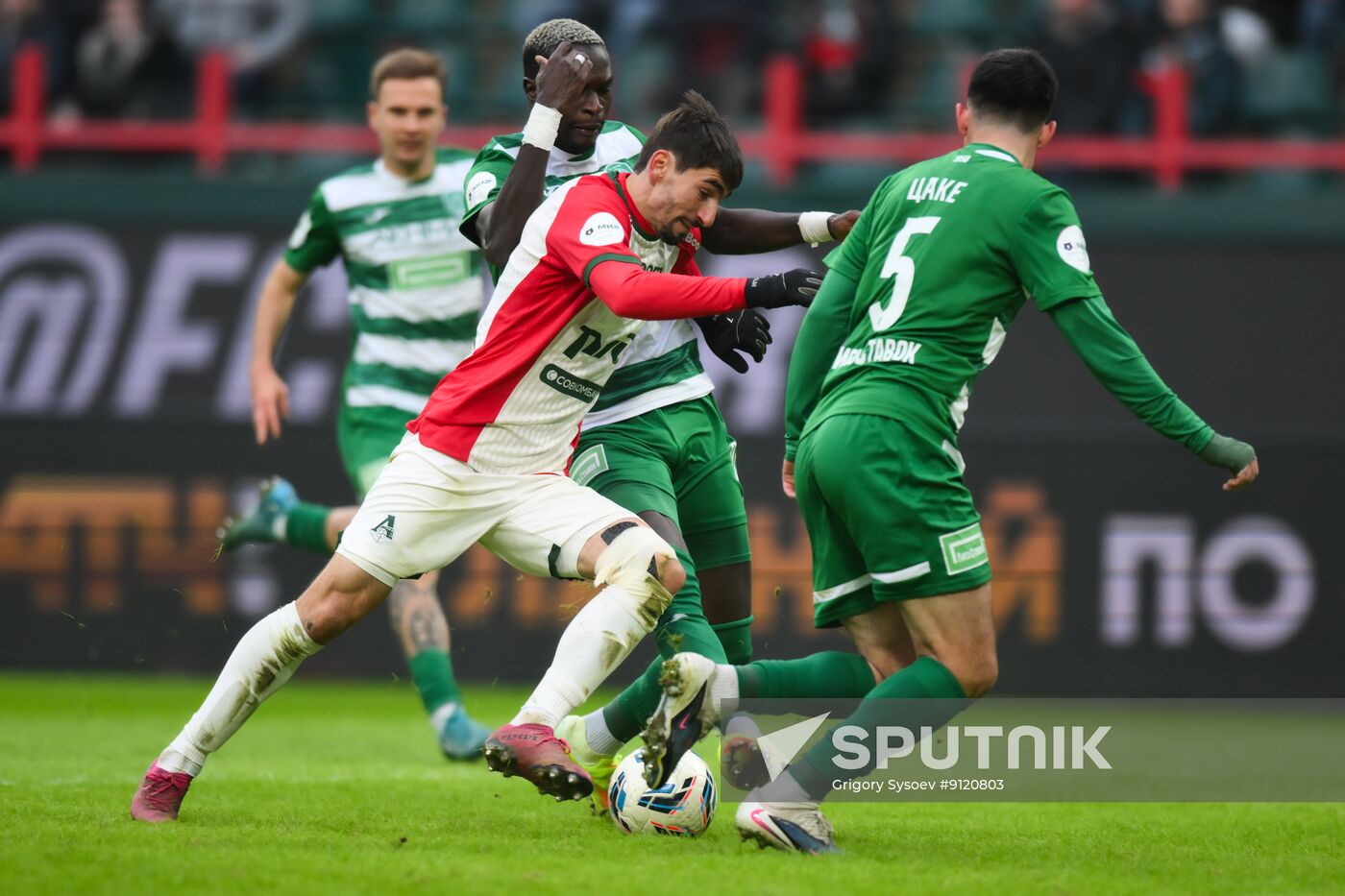 Russia Soccer Premier-League Lokomotiv - Akhmat