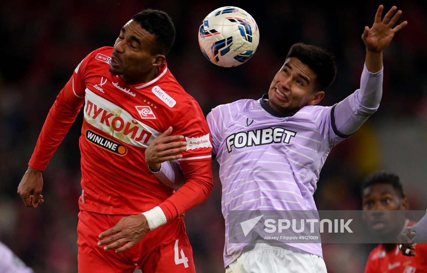 Russia Soccer Premier-League Spartak - Akron