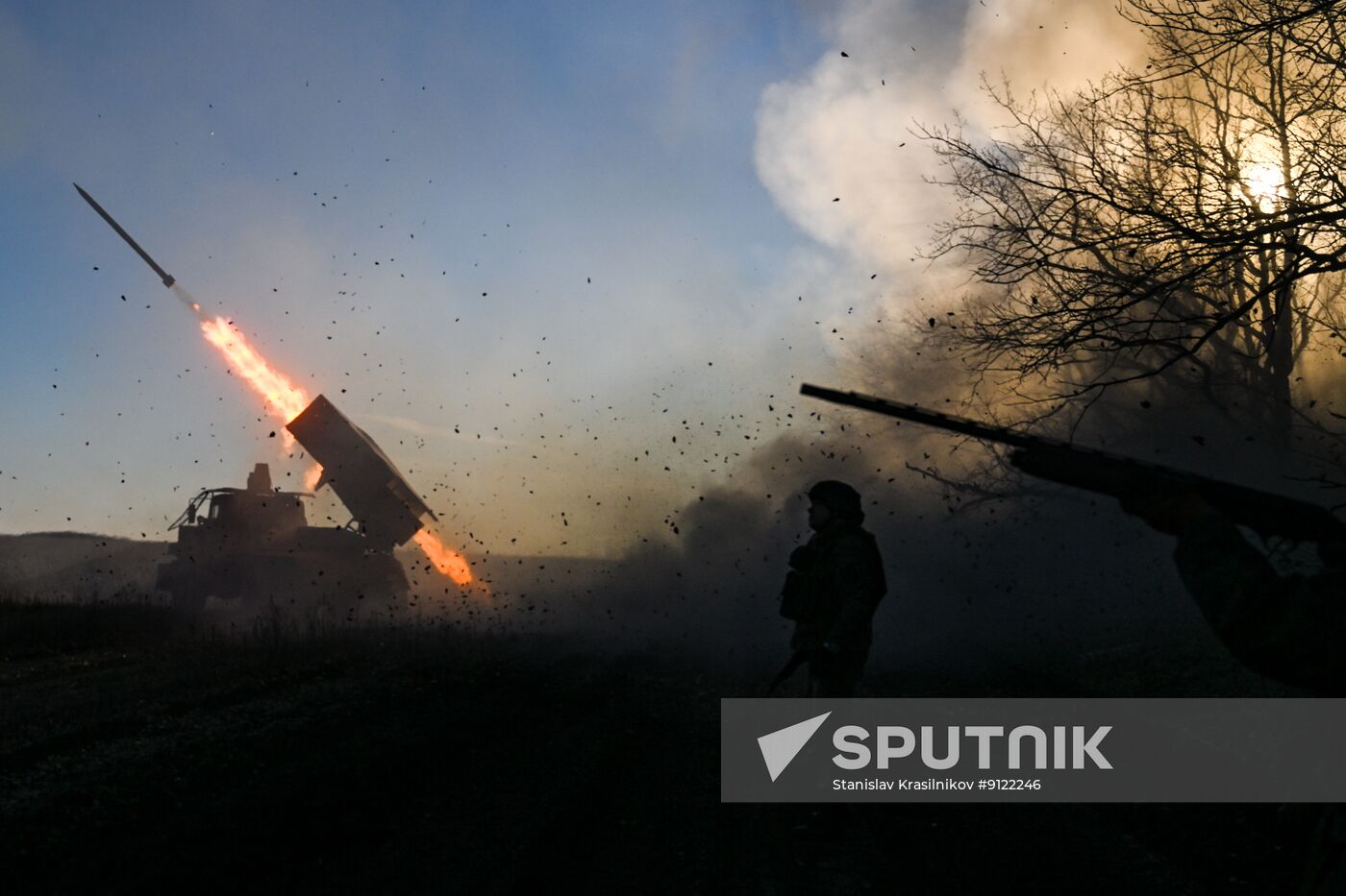Russia Ukraine Military Operation Artillery Unit
