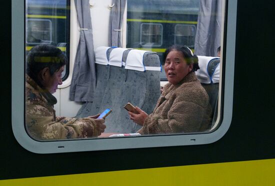 China North Korea Railway Traffic