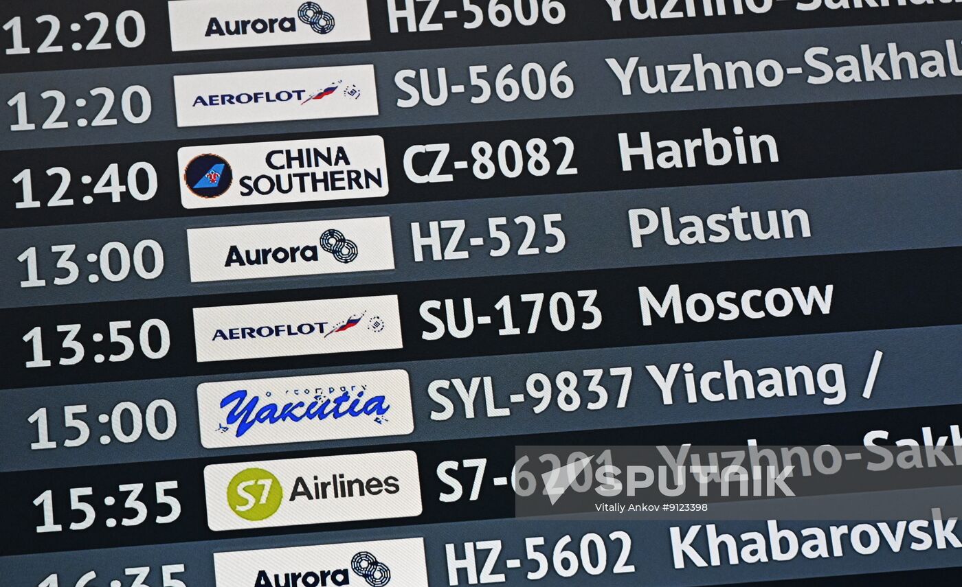 Russia China Air Traffic